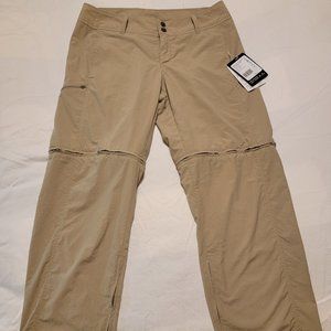 Womens ExOfficio SolCool BugsAway Ampario Convertible Pants Size 8 NWT